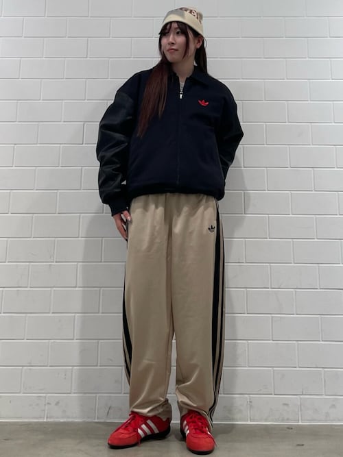 上下セット adidas ルーズ メッシュ トラックトップ/パンツ adidas（アディダス） ジャージ ルーズ メッシュ トラックトップ