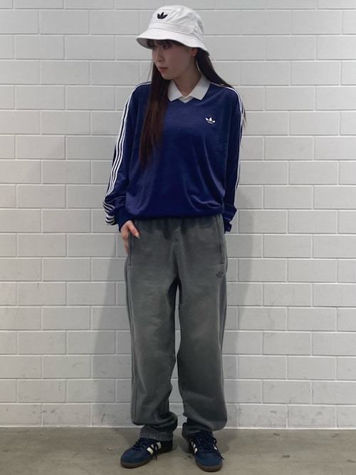 adidas アディカラー　ルーズトラックパンツ デニムストーン　Lサイズ adidas｜【公式】アディダス adidas 返品可 adidasアディカラー ルーズ