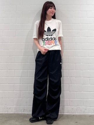 「adidas(アディダス)のSUPERSTAR SQ BALLET W / アディダス スーパースター スクエア バレエシューズ ジェニー / アディダスオリジナルス adidas Originals(スニーカー)」を使った、YTさん(レディース・163cm)の秋コーディネート