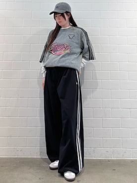 「adidas（アディダス）のアイテム（帽子）」を使った、YTさん（レディース・163cm）の春コーディネート