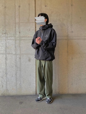「ARC'TERYX（アークテリクス）のアイテム（ナイロンジャケット）」を使った、shin03270327さん（メンズ・169cm）の冬コーディネート