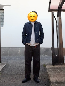 「アイテム（チノパンツ）」を使った、mumuchan827さん（メンズ・180cm・30代）の秋コーディネート