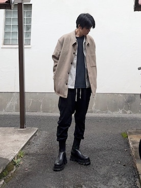 「アイテム（ジャケット/アウター）」を使った、mumuchan827さん（メンズ・180cm・30代）の秋コーディネート