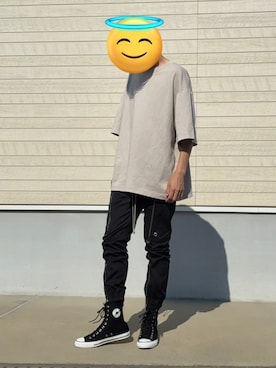 「アイテム（Tシャツ/カットソー）」を使った、mumuchan827さん（メンズ・180cm・30代）の夏コーディネート