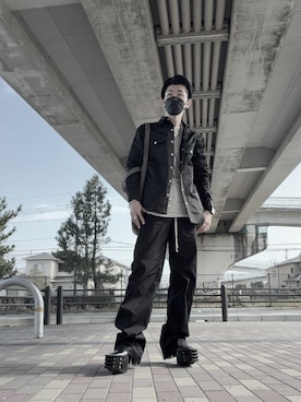 「アイテム（チャーム）」を使った、mumuchan827さん（メンズ・180cm）の冬コーディネート