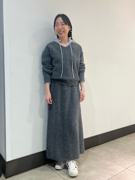 「アイテム（タイツ/ストッキング）」を使った、Ishibashiさん（レディース・158cm）の冬コーディネート