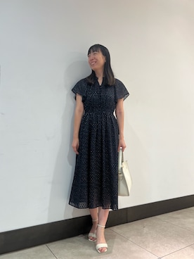 「NOLLEY’S Sophi（ノーリーズソフィ）のアイテム」を使った、Ishibashiさん（レディース・158cm）の夏コーディネート