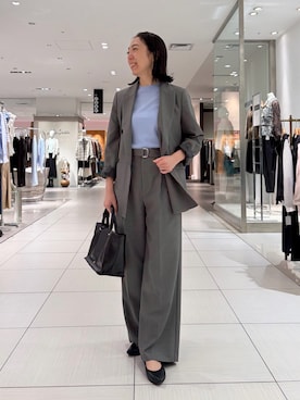 「NOLLEY’S（ノーリーズ）のアイテム」を使った、Ishibashiさん（レディース・158cm）の秋コーディネート