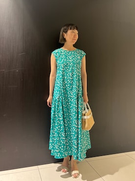 「NOLLEY’S Sophi（ノーリーズソフィ）のアイテム（アクセサリー）」を使った、Ishibashiさん（レディース・158cm）の夏コーディネート