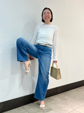 Ishibashiさん（レディース・158cm）の春コーディネート