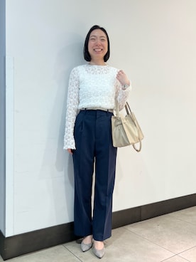 「grace grace （グラスグラス）のアイテム」を使った、Ishibashiさん（レディース・158cm）の春コーディネート