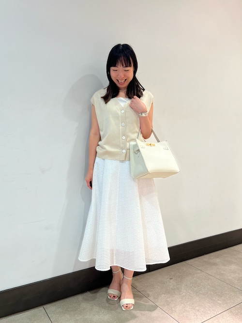 【美品】NOLLEY'S sophi ジレ　アイボリー NOLLEY'S Sophi ベスト ジレ ニットジレ レディース : ZOZOTOWN