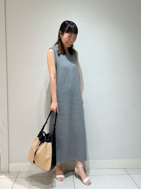 「デイリーカジュアル」｜「アイテム（ワンピース/ドレス）」を使った、Ishibashiさん（レディース・158cm）の春コーディネート
