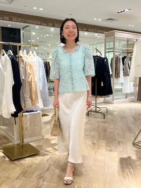 Ishibashiさん（レディース・158cm）の春コーディネート
