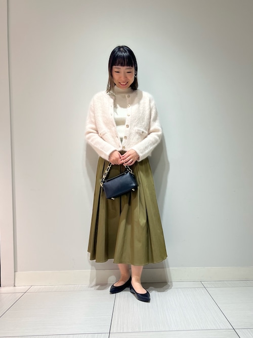 セール】ウォッシャブルタフタタックフレアスカート（スカート