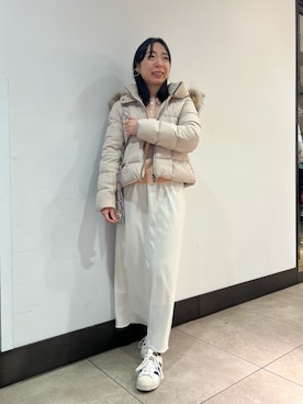 「アイテム（タイツ/ストッキング）」を使った、Ishibashiさん（レディース・158cm）の冬コーディネート