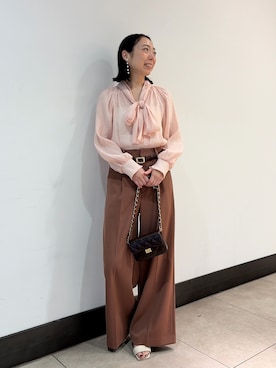 「grace grace （グラスグラス）のアイテム」を使った、Ishibashiさん（レディース・158cm）の秋コーディネート