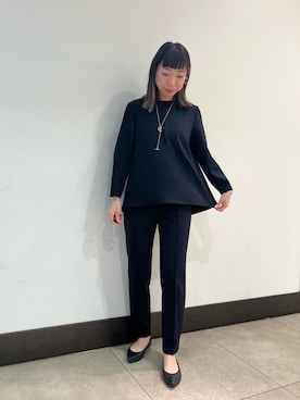 「きれいめコーディネート」｜Ishibashiさん（レディース・158cm）の冬コーディネート