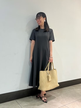「アイテム（イヤリング）」を使った、Ishibashiさん（レディース・158cm）の夏コーディネート