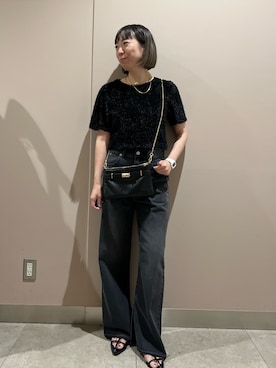 「NOLLEY’S Sophi（ノーリーズソフィ）のアイテム（アクセサリー）」を使った、Ishibashiさん（レディース・158cm）の夏コーディネート