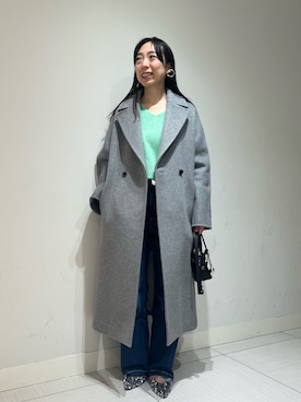 「marco masi（マルコマージ）のアイテム」を使った、Ishibashiさん（レディース・158cm）の冬コーディネート