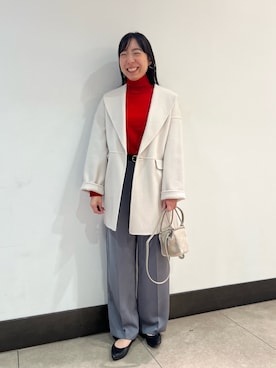 「アイテム（その他アウター、ベージュ系）」を使った、Ishibashiさん（レディース・158cm）の秋コーディネート