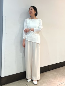 Ishibashiさん（レディース・158cm）の春コーディネート