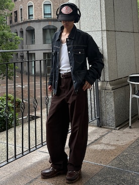 「Millo Archive（ミロ アーカイブ）のアイテム」を使った、taiyoさん（メンズ・164cm）の秋コーディネート