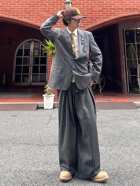 「アイテム（フォーマルスーツ/小物）」を使った、taiyoさん（メンズ・164cm）の秋コーディネート