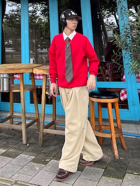 「アイテム（フォーマルスーツ/小物）」を使った、taiyoさん（メンズ・166cm）の秋コーディネート