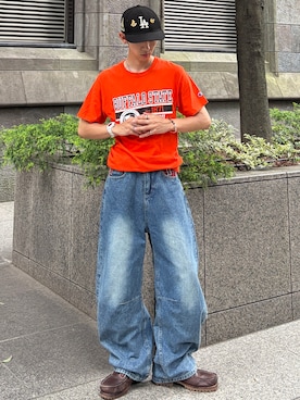 「Timberland（ティンバーランド）のアイテム」を使った、taiyoさん（メンズ・164cm）の夏コーディネート