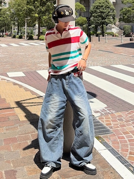 「アイテム（アクセサリー）」を使った、taiyoさん（メンズ・164cm）の夏コーディネート