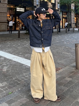 「アイテム（フォーマルスーツ/小物）」を使った、taiyoさん（メンズ・164cm）の秋コーディネート