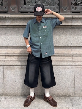 「アイテム（リング）」を使った、taiyoさん（メンズ・164cm）の夏コーディネート