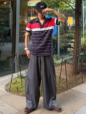 「BURBERRY（バーバリー）のアイテム」を使った、taiyoさん（メンズ・164cm）の夏コーディネート