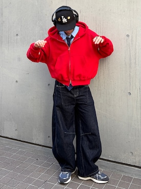 「soerte（ソエルテ）のアイテム」を使った、taiyoさん（メンズ・164cm）の春コーディネート