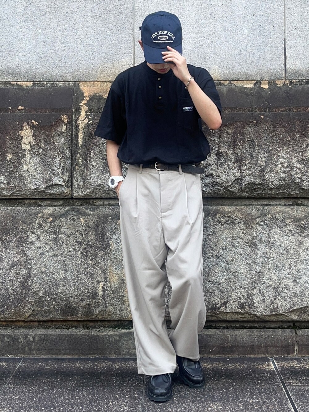 ジュラシックパーク スラックス コーデ シティーボーイ c-boy style