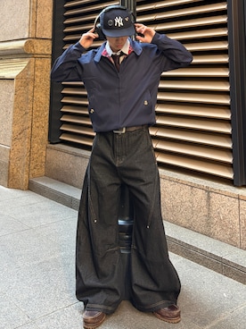 「COMME des GARCONS（コムデギャルソン）のアイテム」を使った、taiyoさん（メンズ・164cm）の春コーディネート