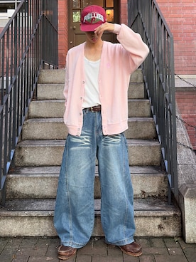 「SBG（エスビー）のアイテム」を使った、taiyoさん（メンズ・164cm）の秋コーディネート