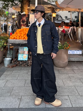 「CIAOPANIC（チャオパニック）のアイテム」を使った、taiyoさん（メンズ・164cm）の秋コーディネート