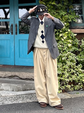 「アイテム（フォーマルスーツ/小物）」を使った、taiyoさん（メンズ・166cm）の秋コーディネート