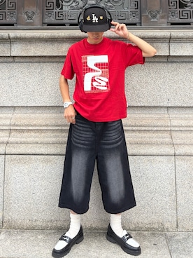 「FFEIN（フェイン）のアイテム」を使った、taiyoさん（メンズ・164cm）の夏コーディネート