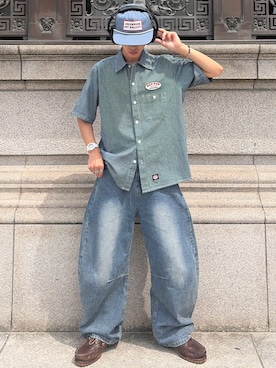 「RED KAP（レッドキャップ）のアイテム」を使った、taiyoさん（メンズ・164cm）の夏コーディネート