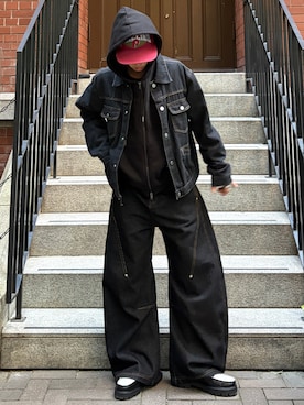 「lilful（リルフル）のアイテム」を使った、taiyoさん（メンズ・164cm）の春コーディネート