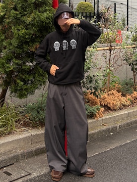 「アイテム（モカシン/デッキシューズ）」を使った、taiyoさん（メンズ・164cm）の秋コーディネート
