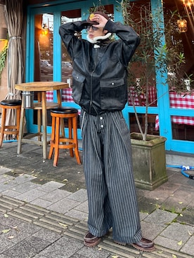 「アイテム（サングラス）」を使った、taiyoさん（メンズ・164cm）の秋コーディネート