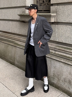 「YOLO（ヨーロ）のアイテム」を使った、taiyoさん（メンズ・164cm）の春コーディネート