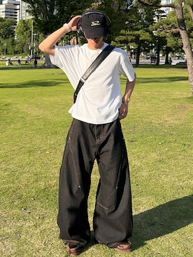 「Timberland（ティンバーランド）のアイテム」を使った、taiyoさん（メンズ・164cm）の夏コーディネート