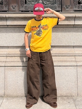 「アイテム（アクセサリー）」を使った、taiyoさん（メンズ・164cm）の夏コーディネート
