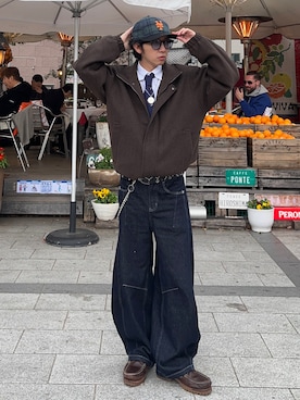 「アイテム（フォーマルスーツ/小物）」を使った、taiyoさん（メンズ・164cm）の秋コーディネート